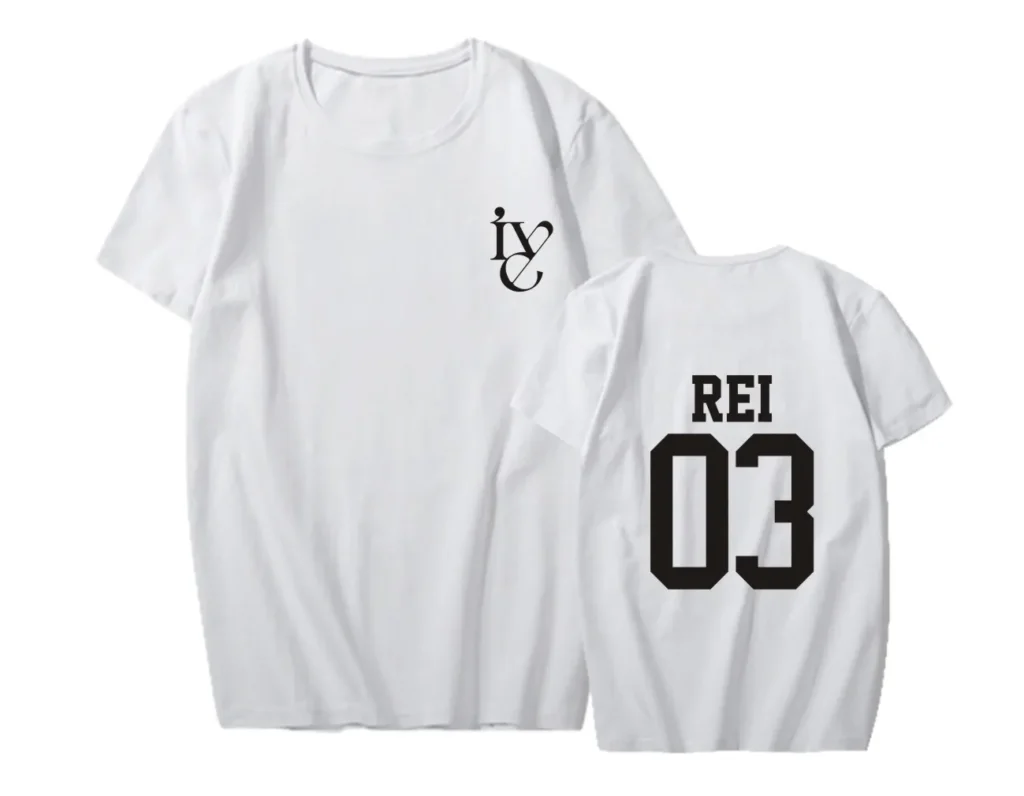 IVE T Shirt Kpop Women Men Summer Short Sleeve Tee Tops Yujin Gaeul Wonyoung LIZ Rei 8 - IVE Store