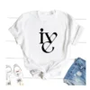 KPOP IVE I ve IVE New Album T Shirt Women T shirt Korean Fashion Fans Tee 18 - IVE Store