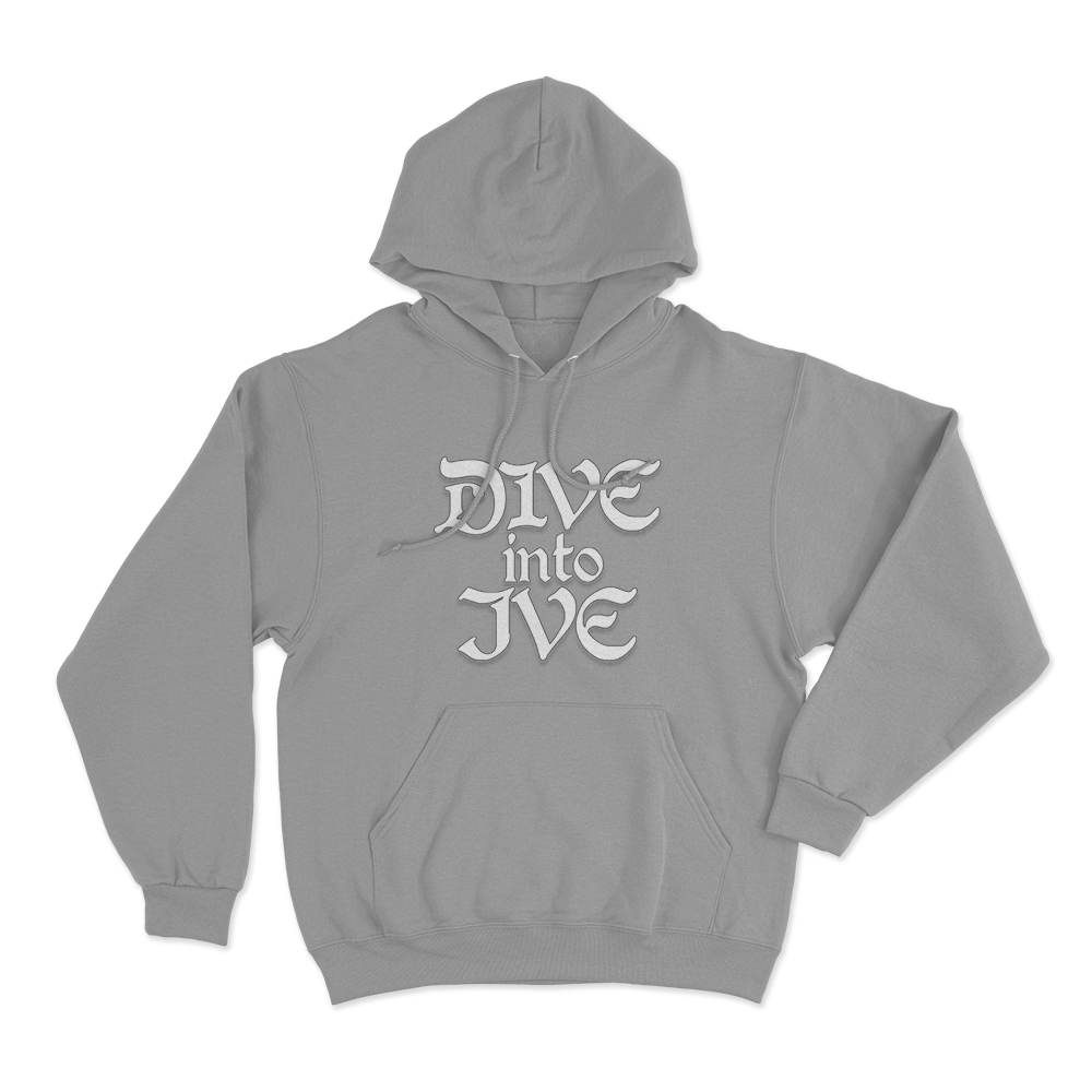 Dive Into IVE Unisex Hoodie Grey Dive Into IVE Unisex Hoodie Grey