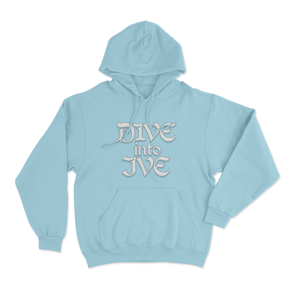 Dive Into IVE Unisex Hoodie Sky Blue Dive Into IVE Unisex Hoodie Sky Blue