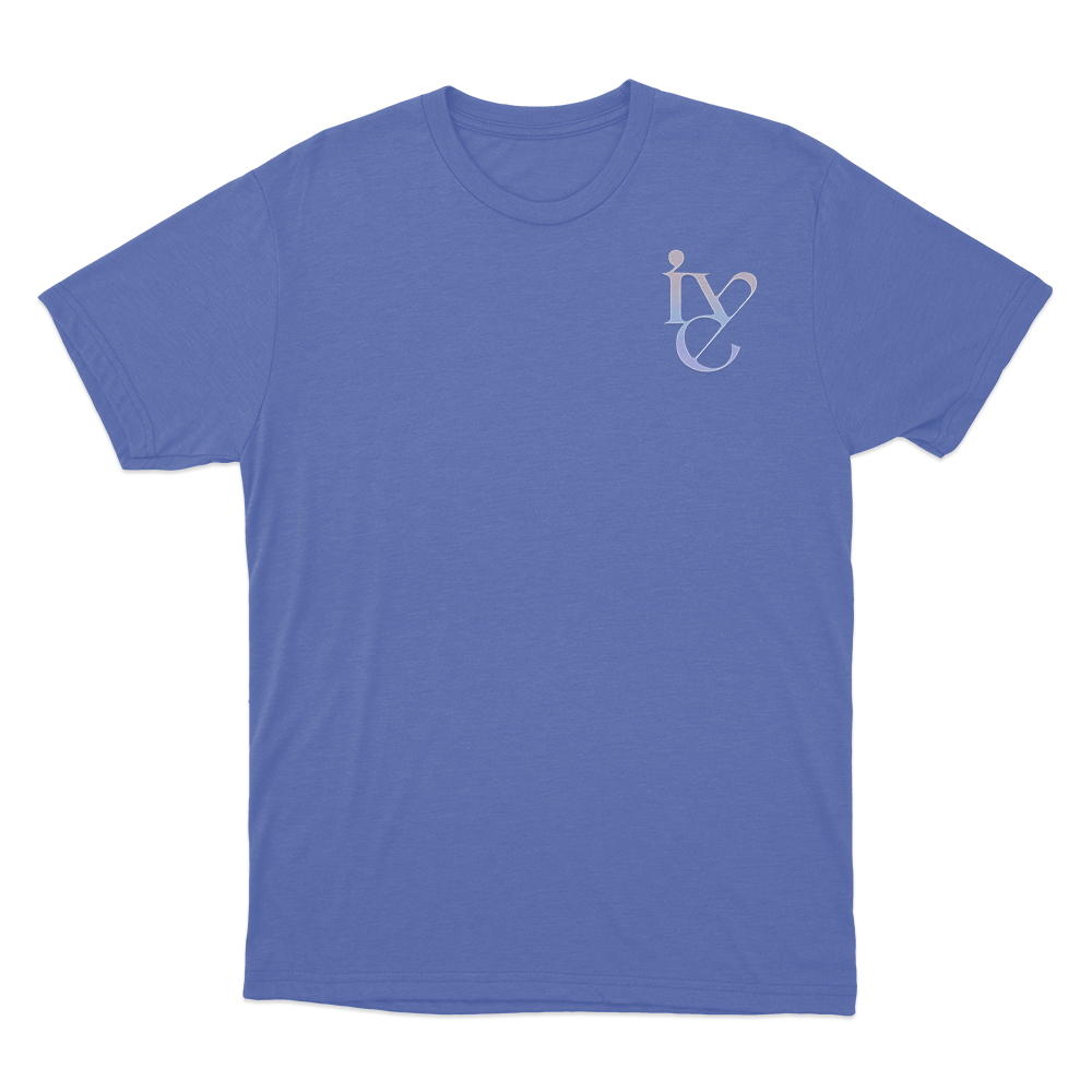 IVE Logo Unisex T Shirt Blue IVE Logo Unisex T Shirt Blue