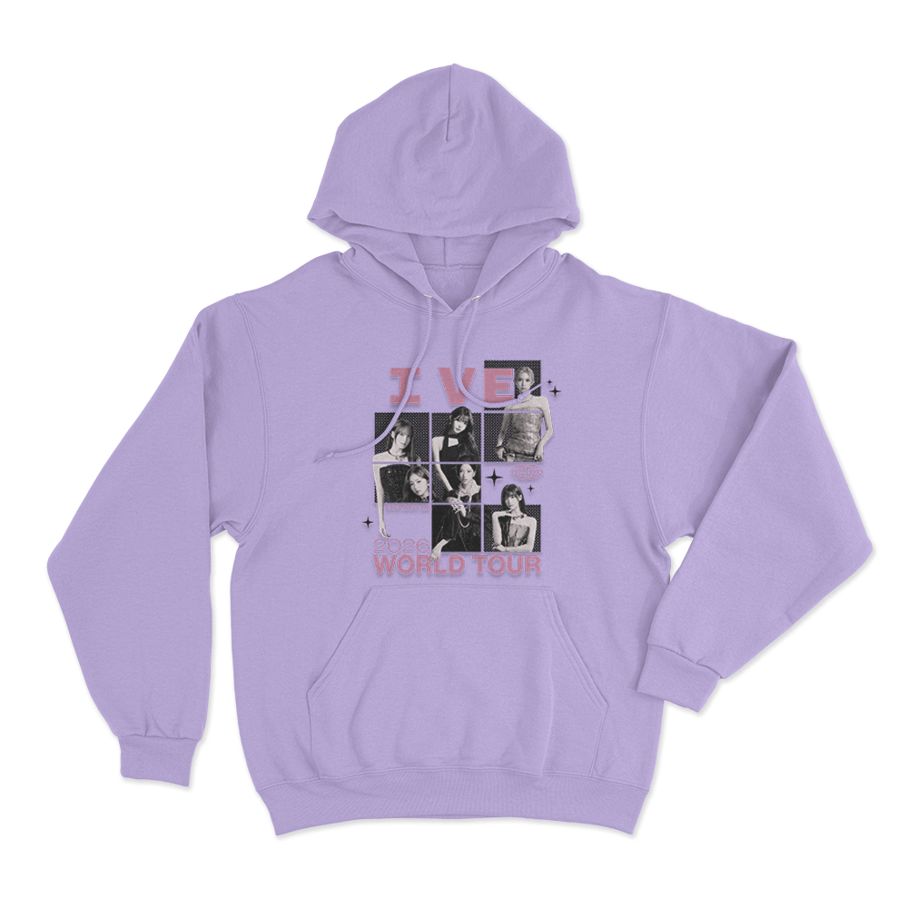 IVE Photo Collage Tour Unisex Hoodie Purple IVE Photo Collage Tour Unisex Hoodie Purple