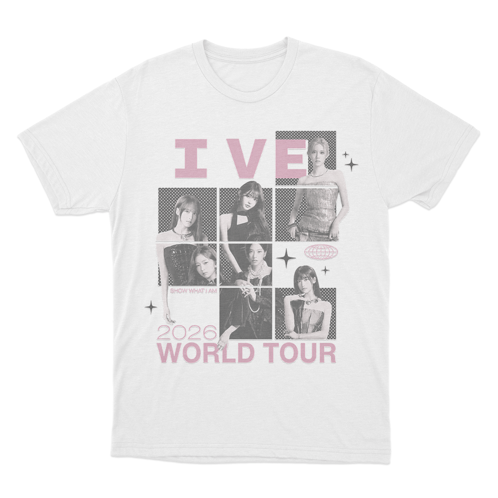 IVE Photo Collage Tour Unisex T Shirt White IVE Photo Collage Tour Unisex T Shirt White