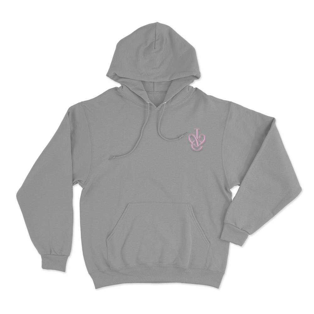 IVE Tour Logo Unisex Hoodie Grey IVE Tour Logo Unisex Hoodie Grey
