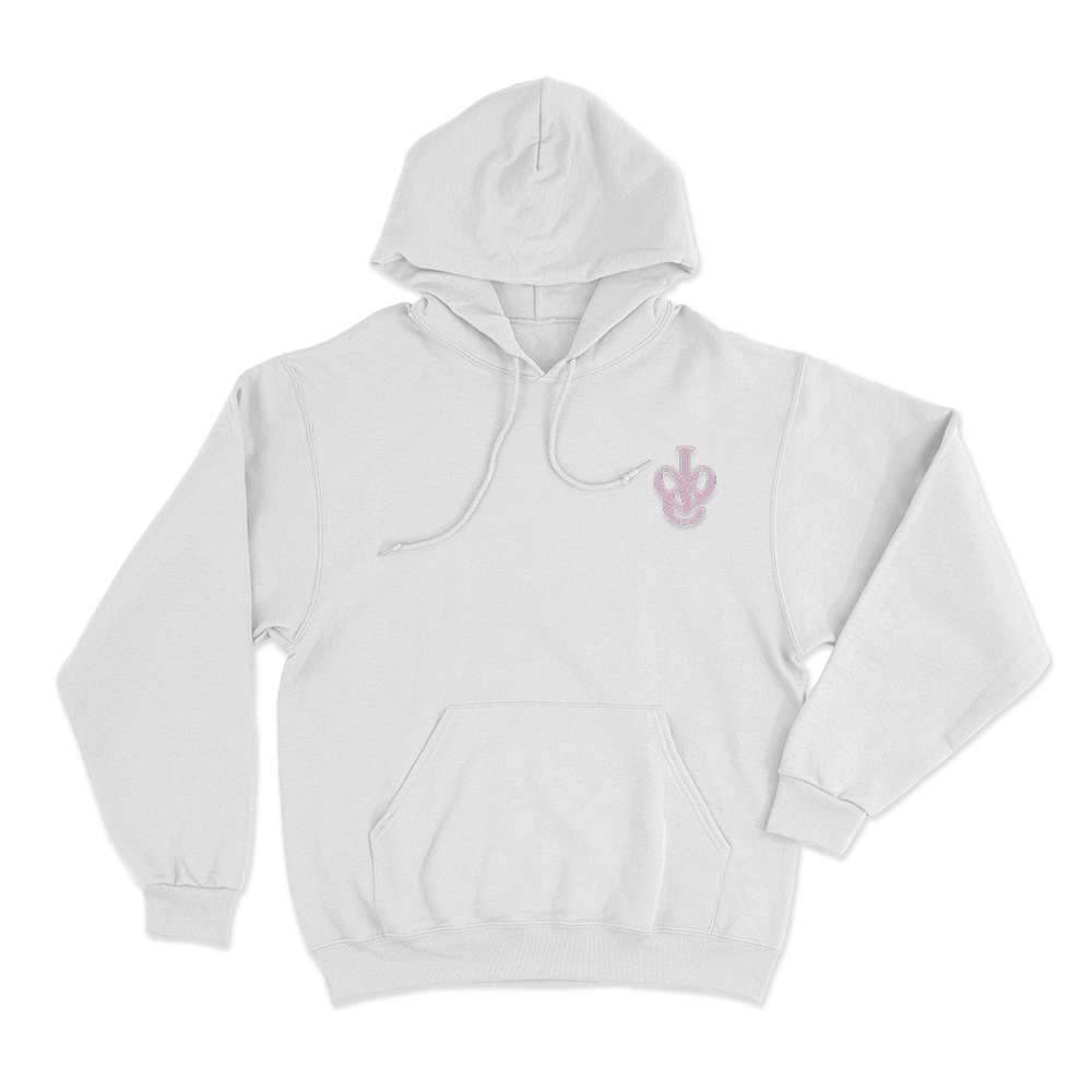 IVE Tour Logo Unisex Hoodie White IVE Tour Logo Unisex Hoodie White