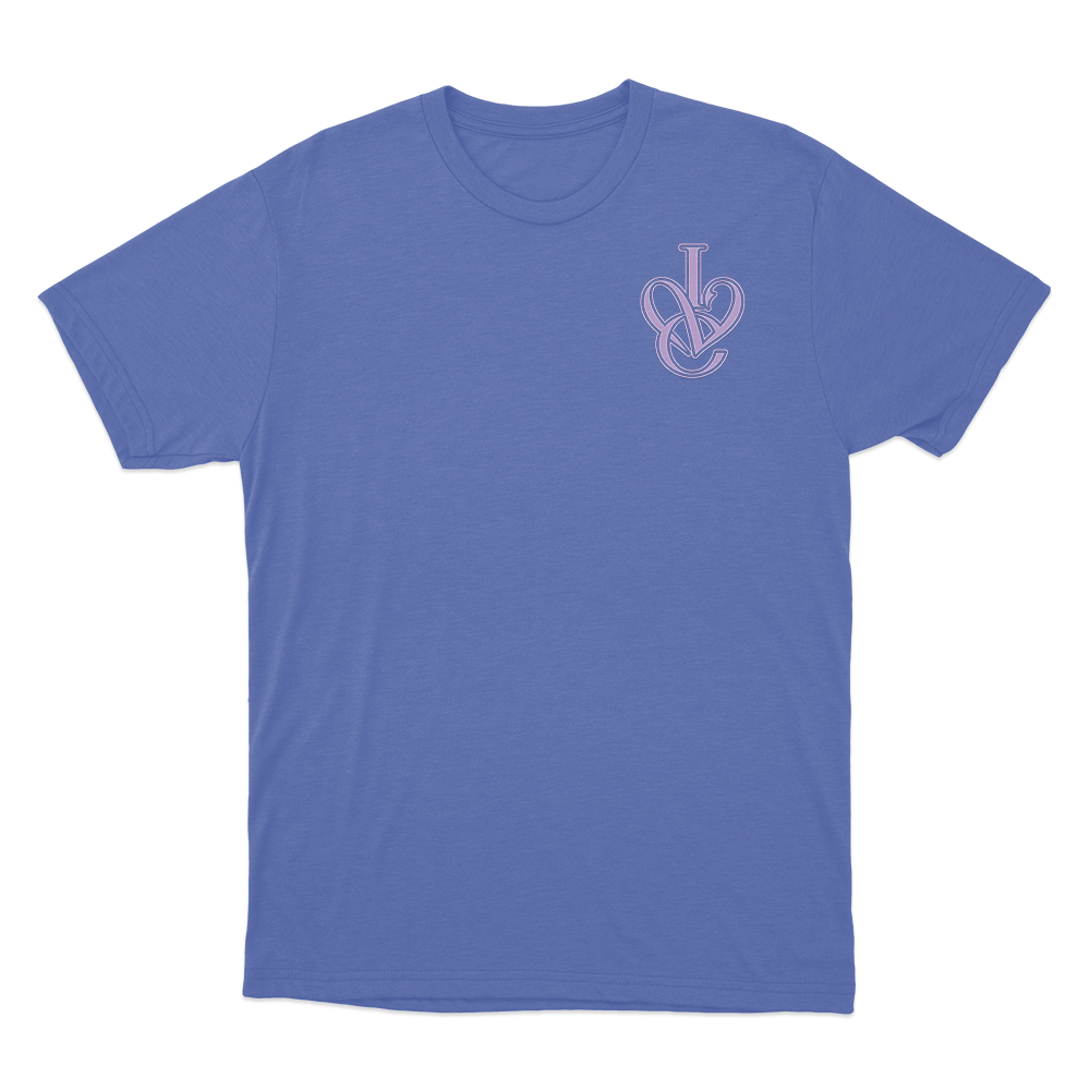 IVE Tour Logo Unisex T Shirt Blue IVE Tour Logo Unisex T Shirt Blue