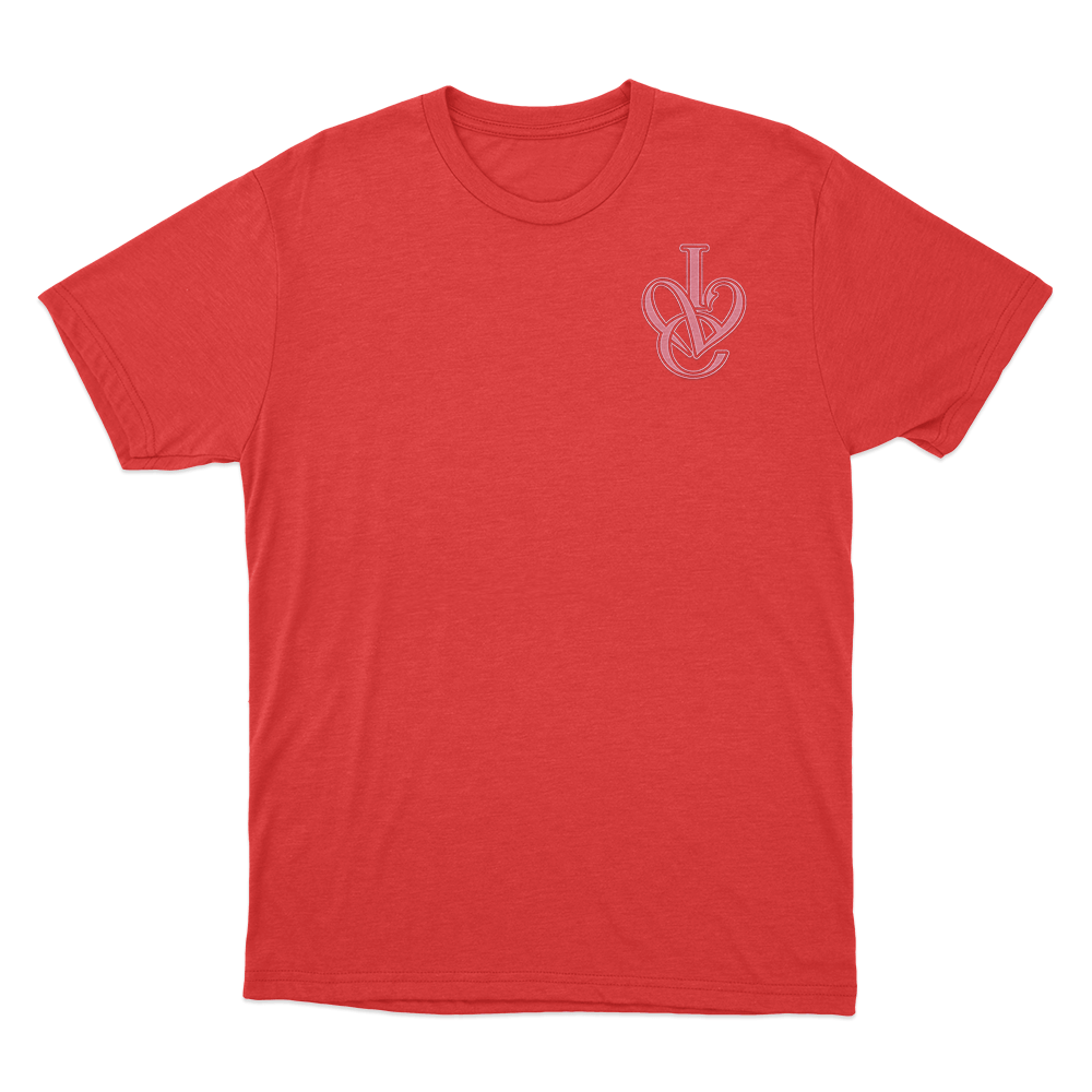 IVE Tour Logo Unisex T Shirt Red IVE Tour Logo Unisex T Shirt Red