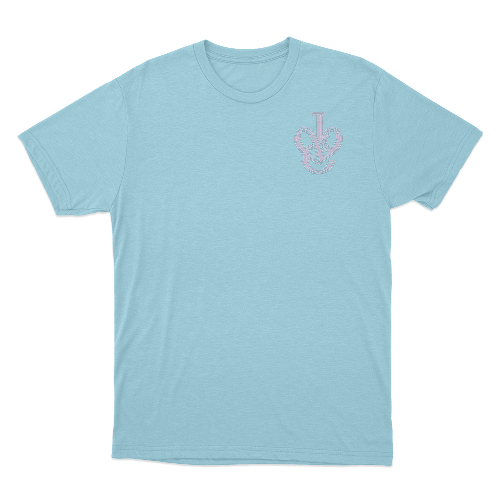 IVE Tour Logo Unisex T Shirt Sky Blue IVE Tour Logo Unisex T Shirt Sky Blue