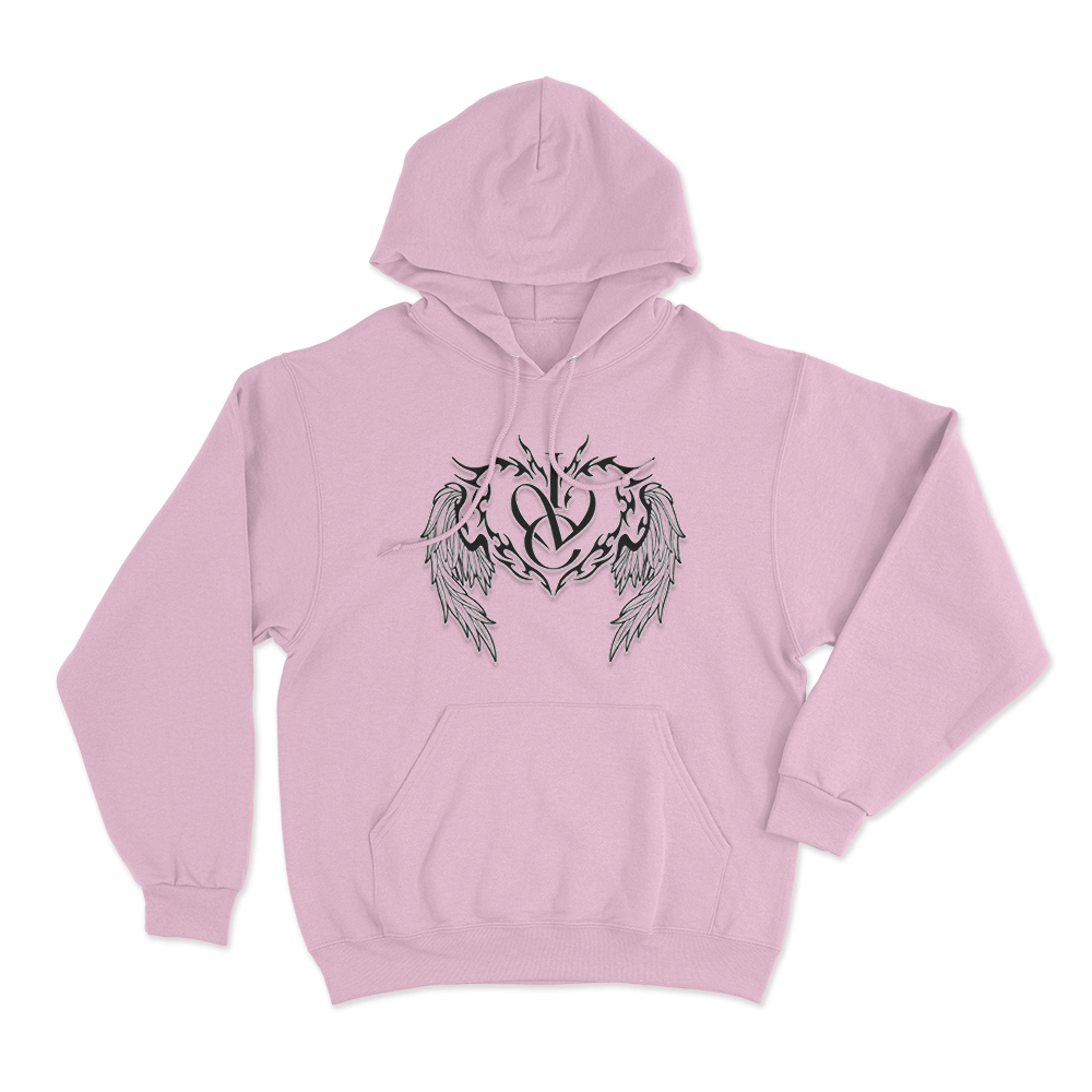 IVE Tribal Heart CrestUnisex Hoodie Pink IVE Tribal Heart CrestUnisex Hoodie Pink