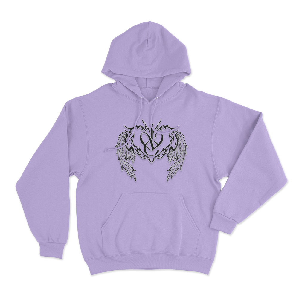 IVE Tribal Heart CrestUnisex Hoodie Purple IVE Tribal Heart CrestUnisex Hoodie Purple