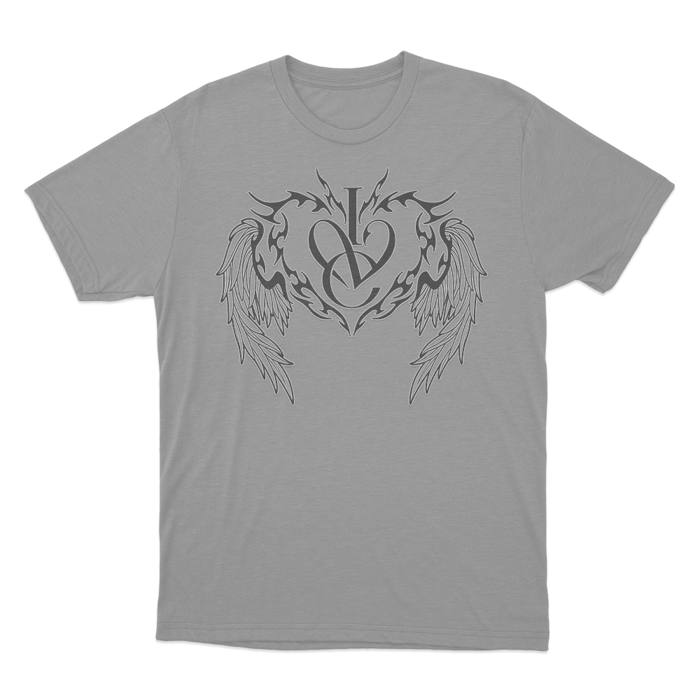 IVE Tribal Heart CrestUnisex T Shirt Grey IVE Tribal Heart CrestUnisex T Shirt Grey