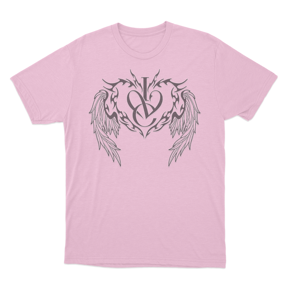 IVE Tribal Heart CrestUnisex T Shirt Pink IVE Tribal Heart CrestUnisex T Shirt Pink