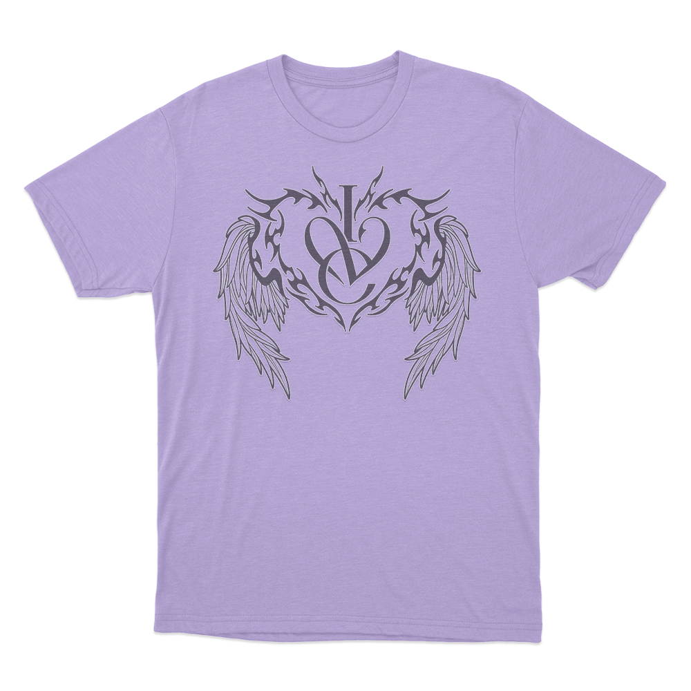 IVE Tribal Heart CrestUnisex T Shirt Purple IVE Tribal Heart CrestUnisex T Shirt Purple