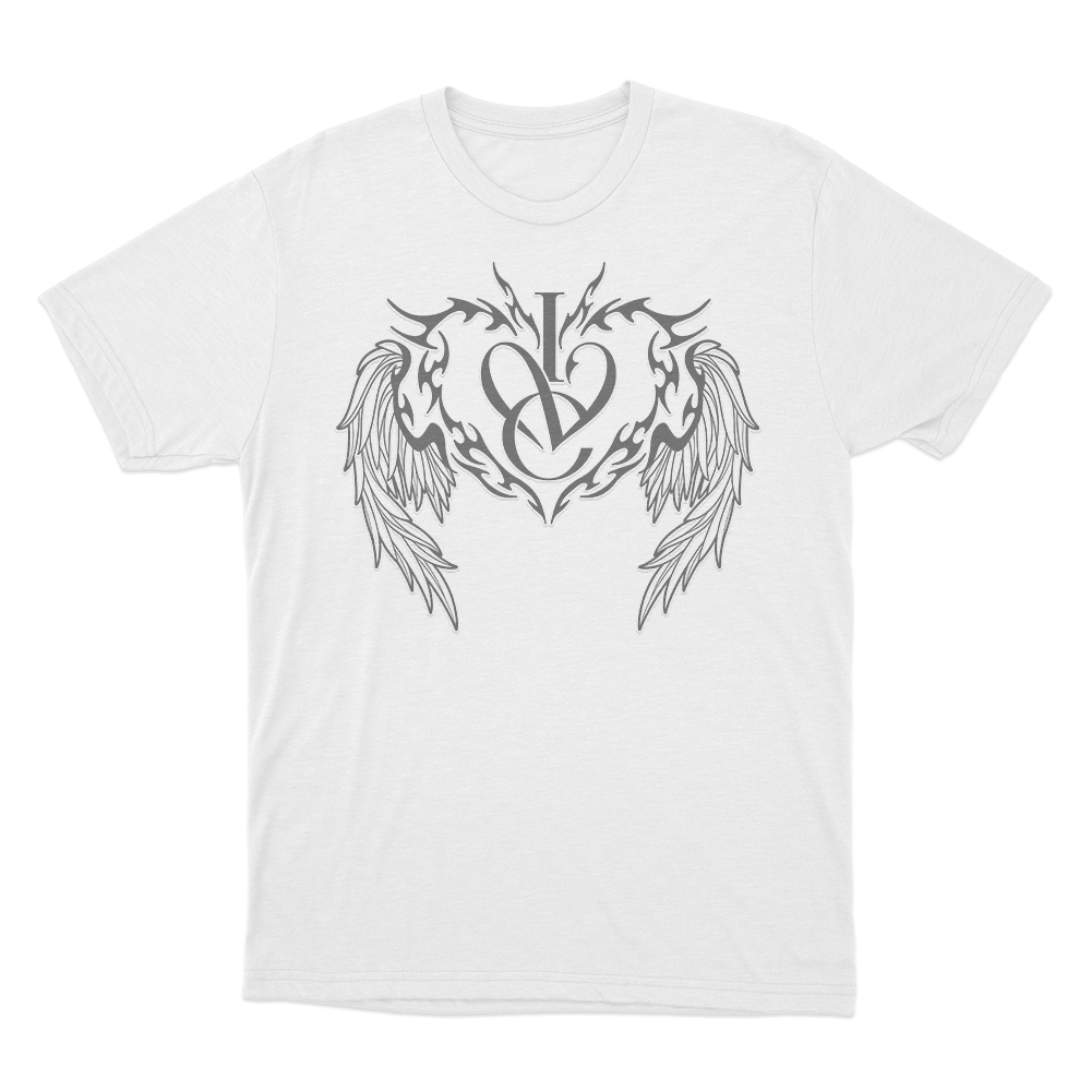IVE Tribal Heart CrestUnisex T Shirt White IVE Tribal Heart CrestUnisex T Shirt White