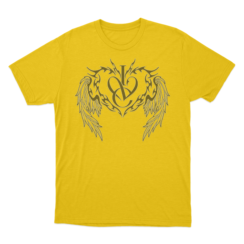 IVE Tribal Heart CrestUnisex T Shirt Yellow IVE Tribal Heart CrestUnisex T Shirt Yellow