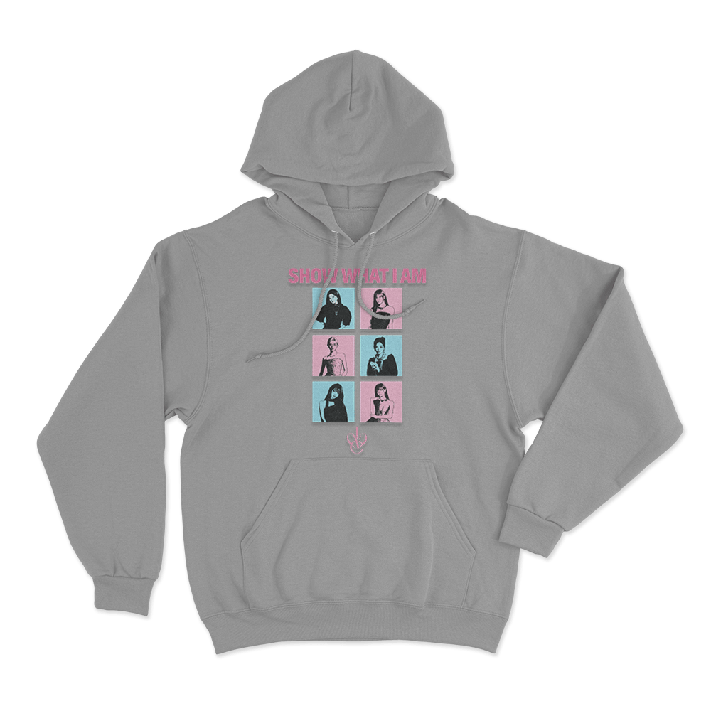 Show What I Am Portrait Unisex Hoodie Grey Show What I Am Portrait Unisex Hoodie Grey
