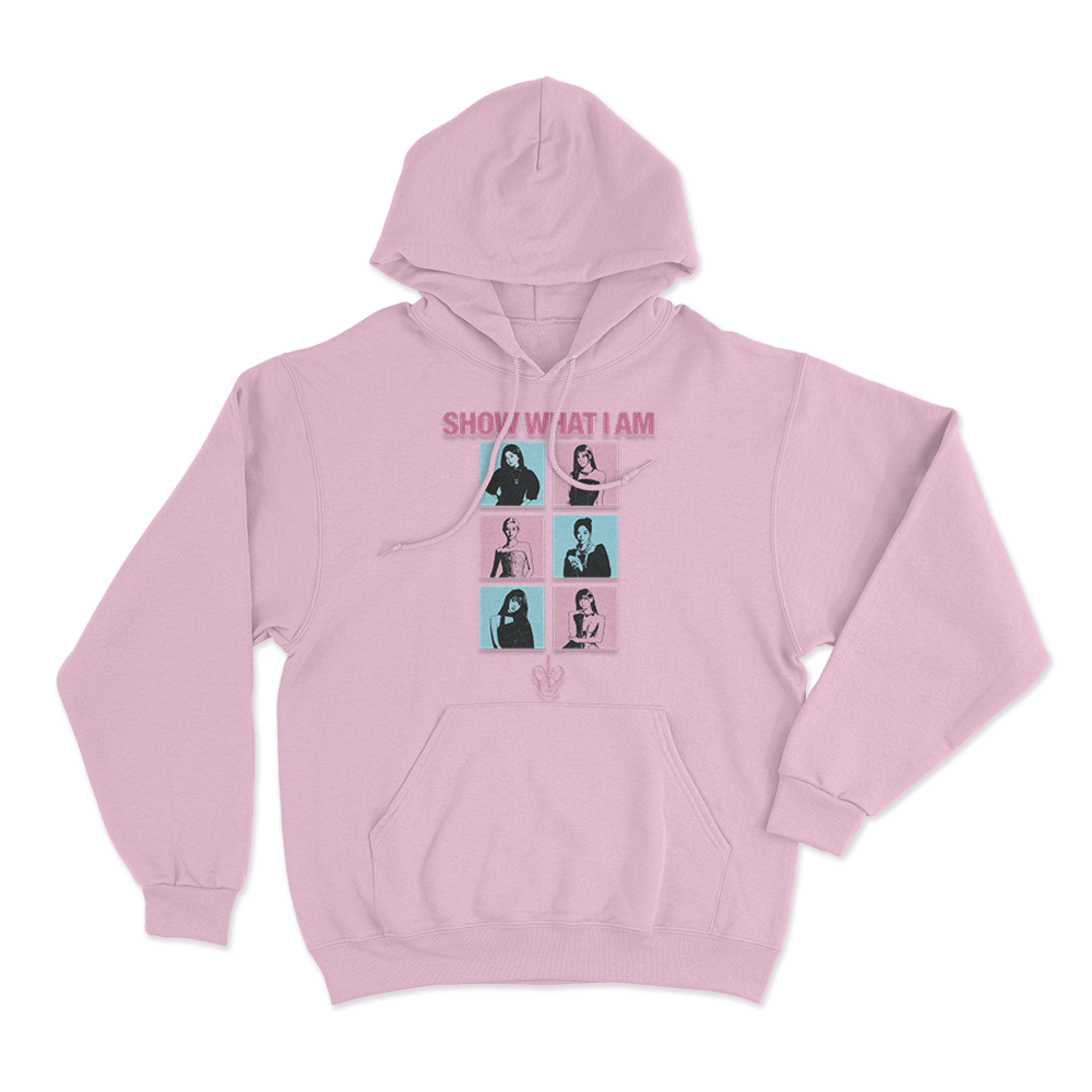 Show What I Am Portrait Unisex Hoodie Pink Show What I Am Portrait Unisex Hoodie Pink