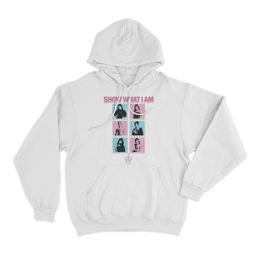 Show What I Am Portrait Unisex Hoodie White Show What I Am Portrait Unisex Hoodie White